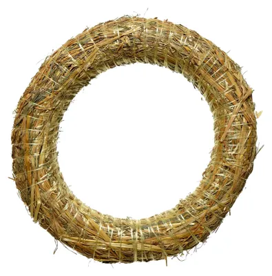 Produktbild von Strohkränze, Strohrömer, Türkranz, Deko-Kranz, Kranz-Rohling - verschiedene Durchmesser wählbar - 25 cm