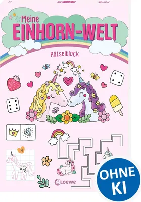 Produktbild von Meine Einhorn-Welt - Rätselblock