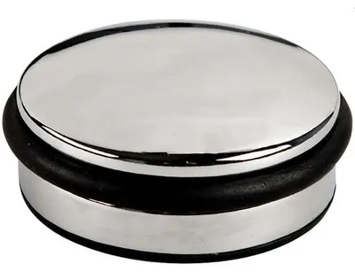 Produktbild von ALCO Türstopper 2850 10x4cm 1000g Metall/Gummi chrom