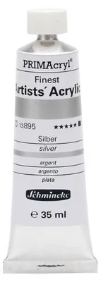 Produktbild von Schmincke PRIMAcryl Professional Acrylfarben 35 ml - 895 Silber