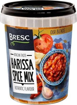 Produktbild von Bresc Harissa Spice Mix 450g vegane Gewürz-Paste pikante Kräutermischung scharf