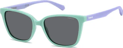 Produktbild von Polaroid Kinder PLD 8062/S Aqua 48/15/130 JUNIOR Sonnenbrillen