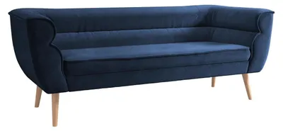 Produktbild von MIRJAN24 Sofa Bal 3, Polstersofa mit Wellenfeder, Holzfüße, Wohnzimmer Kollektion (Farbe: Kronos 09)