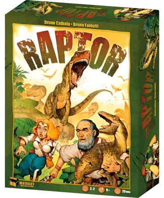 Immagine prodotto di Matagot Gioco da tavolo Raptor Gioco di strategia per 2 giocatori Dinosauri