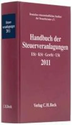 Produktbild von Handbuch der Steuerveranlagungen 2011