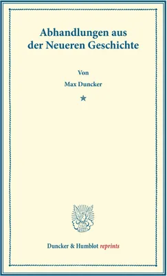 Produktbild von Abhandlungen aus der Neueren Geschichte.