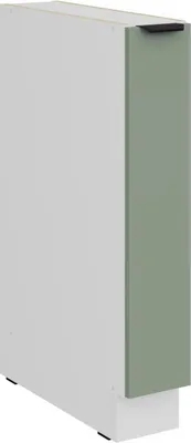 Produktbild von LUNARA Auszugsschrank – Breite 15 cm, grün/weiß
