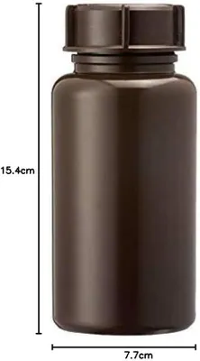 Image de Bouteilles à goulot large, en LDPE, capacité de 500 ml, lot de 2, étanches à la lumière, pour la cuisine