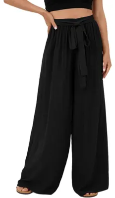 Produktbild von Leichte Leinen Palazzo-Hose für Damen mit Hoher Taille