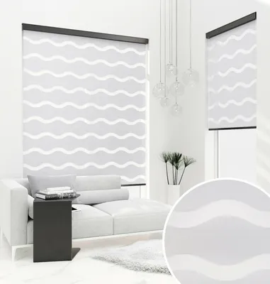Produktbild von PREMIUM DOPPELROLLO WELLE HELLGRAU mit Alu Kassette (120x220 cm, Kassettenfarbe: silber matt)