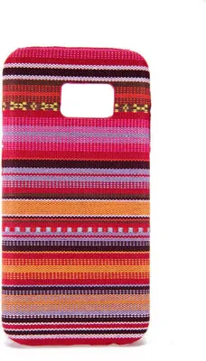 Produktbild von Handyhülle aus Stoff-Case für Samsung Galaxy S6 Cover Etuis Bumper Schale Bunt