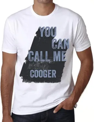 Produktbild von Herren Grafik T-Shirt Du kannst mich Cooger nennen – You Can Call Me Cooger – Öko-Verantwortlich Vintage Jahrgang Kurzarm Lustige Druck Geburtstag