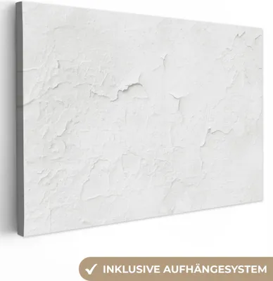 Obrázek produktu pro OneMillionCanvasses® - Obrazy na plátně - Putty - Bílá - Textura, Fototapeta, nástěnné dekorace Obývací pokoj, 90x60cm