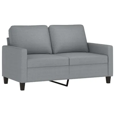 Produktbild von vidaXL 2-Sitzer-Sofa Hellgrau 120 cm Stoff