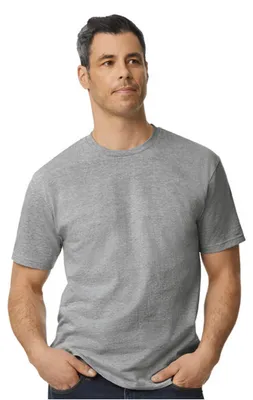 Productafbeelding van Gildan - "Softstyle" T-shirt, medium gewicht, uni, voor heren/dames, model LT599 (XL) (grijs)