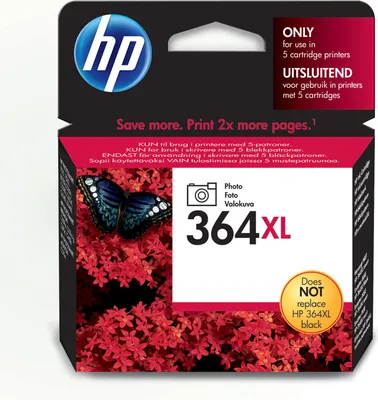 Immagine prodotto di HP 364XL - CB322EE - Cartuccia d'inchiostro / Nero fotografico (6 ml)