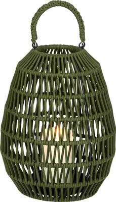 Produktbild von Lambert Cahaya Outdoor Laterne Kordel olive H37cm D29cm 64762