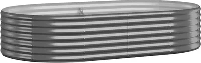 Obrázek produktu pro vidaXL Zvýšené lůžko Pozinkovaná ocel 175x100x36 cm Antracitová