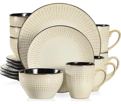 Produktbild von Kombiservice Steinzeug 16-teilig für 4 Personen Beige