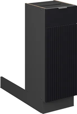 Immagine prodotto di Isola cucina Vicco Fame-Line Nero rigato 30 cm senza piano di lavoro, Model 50881
