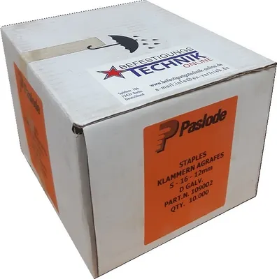 Produktbild von Prebena GX Klammern 12mm verzinkt Paslode S16 ZH-12 IM200/50 S200-S16 4200 S-16 10,0M KL-21 P