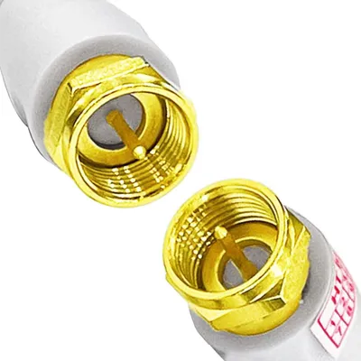 Produktbild von 1,8m SAT DVB-S Kabel Anschlusskabel F Stecker 75Ohm für Satellit LNB Receiver