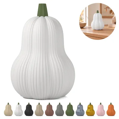 Immagine prodotto di Zucca butternut decorativa M — 11,5 cm – Bianco