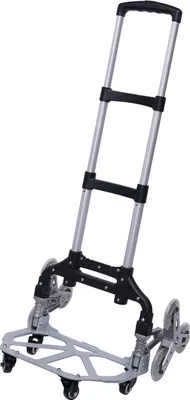 Produktbild von Treppenwagen Treppensteigerwagen Aluminium  Transport Wagen mit 10 Rädern+Schwarzer Segeltuchtasche Höhenverstellbar