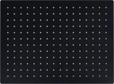 Obrázok produktu pre vidaXL Dážďová sprcha z nehrdzavejúcej ocele 40x30 cm obdĺžniková čierna