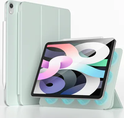 Produktbild von imoshion Magnetic Klapphülle iPad Air 11 Zoll (2025) M3 / (2024) M2 / Air 5 (2022) / Air 4 (2020) - Hellgrün