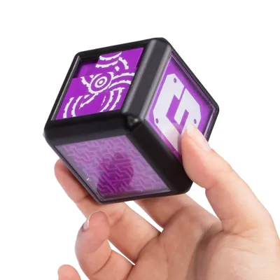 Produktbild von ThumbsUp! Anti-Stress Würfel Gameporium 6in1 lila