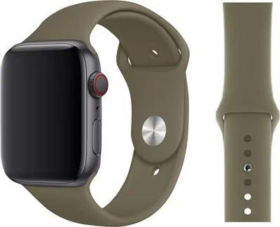 Produktbild von Original Apple Sport Armband M/L 38/40/41mm MWUL2ZM/A Khaki