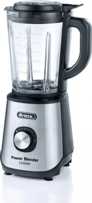 Obrázok produktu pre Ariete 0579/00, Stolný mixér, 1,5 L, Pulzný spínač, Drtenie ľadu, 1200 W, Čierna, Nerezová oceľ