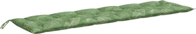 Produktbild von vidaXL Gartenbank-Auflage Blattmuster 200x50x7 cm Stoff