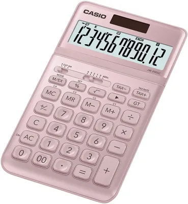 Immagine prodotto di Casio® JW-200SC-PK Tischrechner JW-200 - Solar-/Batteriebetrieb, 12stellig, LC-Display, pink