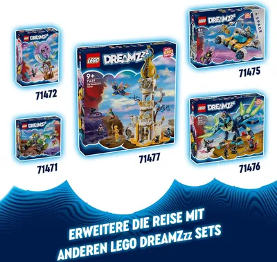 Zdjęcie produktu dla LEGO DREAMZzz Kosmiczny samochód pana Oza, Model Samochodu do Przebudowywania dla Fanów Zabawek Astronomicznych i Kosmosu, dla Dzieci w wieku od 8 Lat, Prezent dla Chłopców i Dziewczynek, 71475