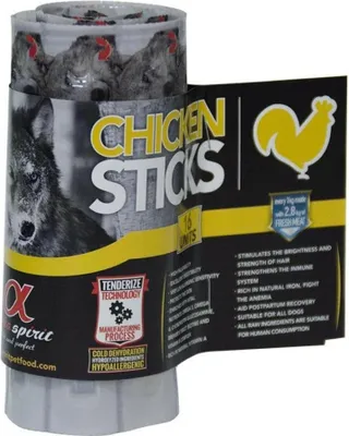 Produktbild von Alpha Spirit - Hundeleckerlis im Blister - Chicken Fingers - 160g