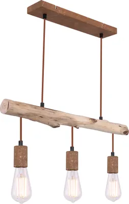 Immagine prodotto di Globo Lighting Lampada a sospensione in metallo color ruggine, 3x E27