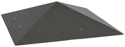 Produktbild von Pavillon Ersatzdach - 3 x 3 m Gazebo - Wasserabweisend UPF 30+ - Oxford Gewebe 370 g/m² - Armeegün