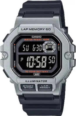 Produktbild von Herrenuhr Casio ILLUMINATOR Schwarz (Ø 44,5 mm)