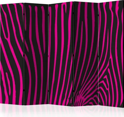 Obrázek produktu pro Akustický paraván Pozadí a vzory 225x172 cm 5dílný černý