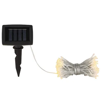 Produktbild von Solar Lichterkette, 192x LED schwarz, IP44, L 150 cm