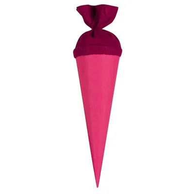 Produktbild von itenga Geschwister - Bastelschultüte 35cm mit Filzverschluss PINK