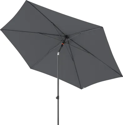 Produktbild von Doppler myZone 300 Mittelmastschirm Push-Up rund 300 cm Sonnenschirm 6 Farben 461591 840 Anthrazit