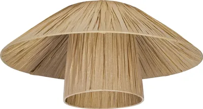 Zdjęcie produktu dla Dekoracyjna lampa sufitowa OSRAM Decor z bambusowym kloszem, 400 mm, oprawka E27, IP20, brązowa