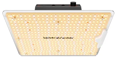 Immagine prodotto di Lampada LED per piante - SF-1000-D - Spettro completo, simile alla luce solare - Dimmerabile con manopola rotativa - 110–240V AC, 50–60Hz - Silenziosa, 0 dB - UL - Adatta per idroponica e grow box - Blu