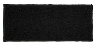 Image de Tapis rectangulaire uni - L 120 x 50 - Noir
