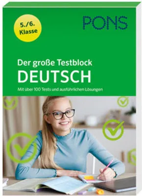 Immagine prodotto di PONS Der große Testblock Deutsch 5./6. Klasse