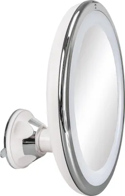 Produktbild von Kleine Wolke LED-Kosmetikspiegel FLEXY MAX Weiß-Silberfarben