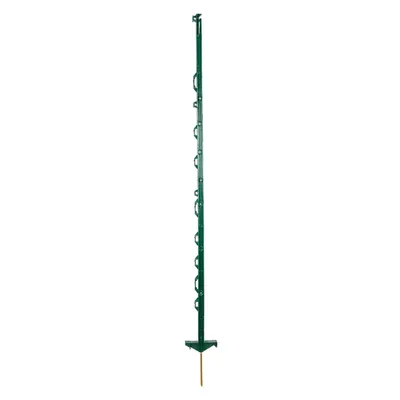 Produktbild von horizont Kunststoffpfahl ranger® 138 cm – Weidezaunpfahl mit stabilen Ösen, 125 cm über Boden, Doppelspitze, 20 Stück, grün